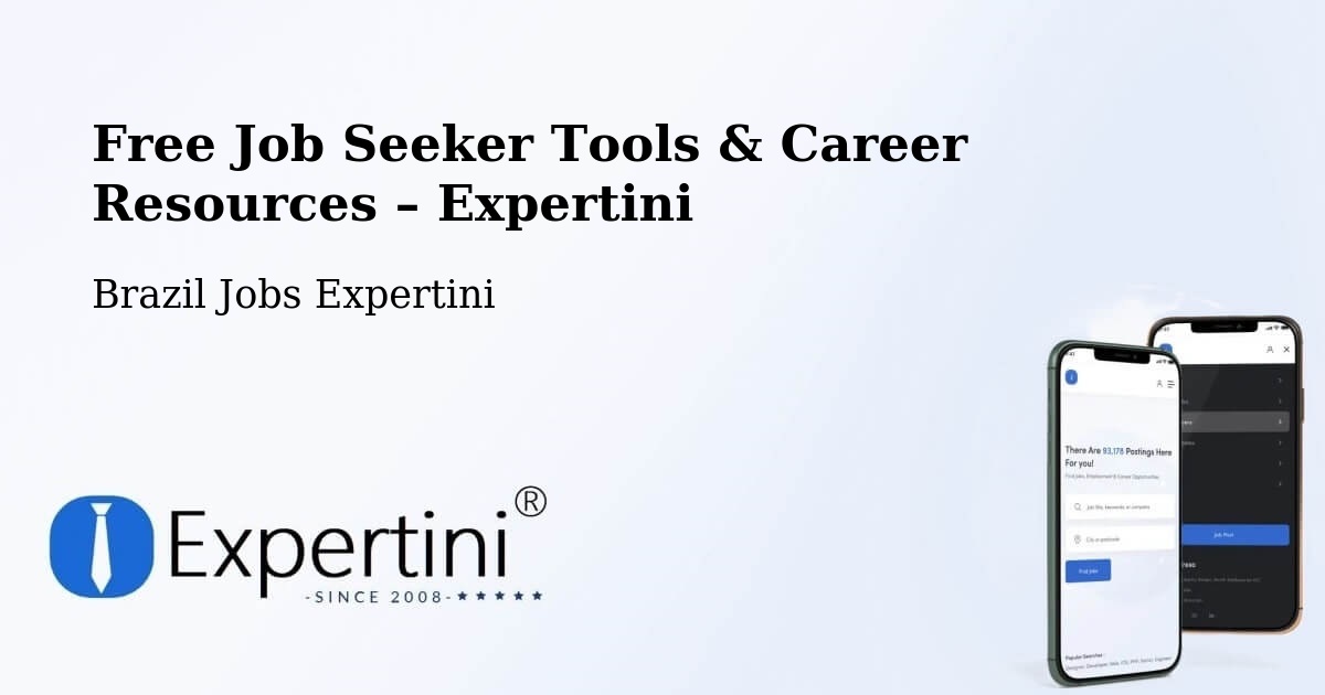 Free Job Seeker Tools & Career Resources – Cássia - Cássia, Brazil Jobs Expertini