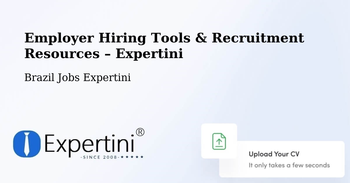 Employer Hiring Tools & Recruitment Resources – Cássia - Cássia, Brazil Jobs Expertini